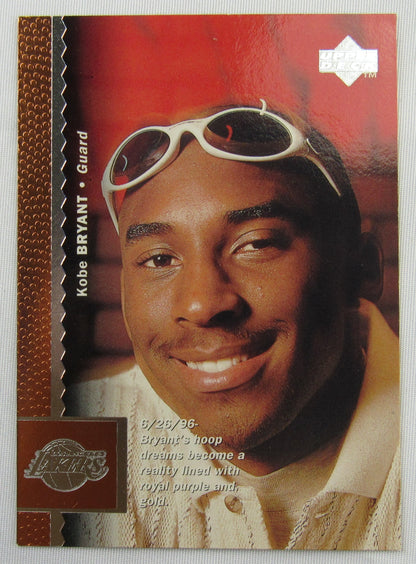 1996-97 Upper Deck Kobe Bryant Rookie Card