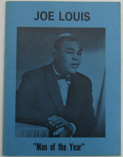 Muhammad Ali Joe Louis Signed Auto Autograph 8.5x11 Program JSA LOA BB84007