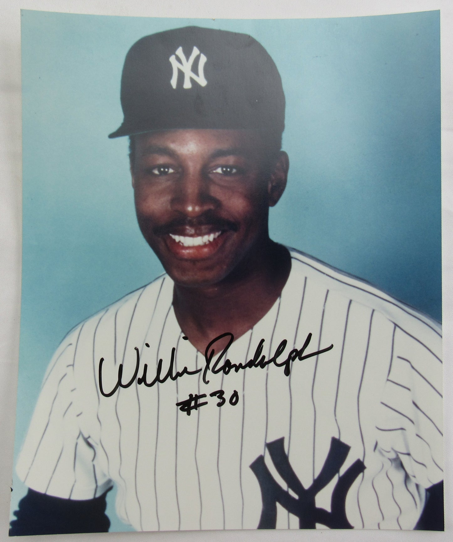 Willie Randolph Signed 8x10 Photo