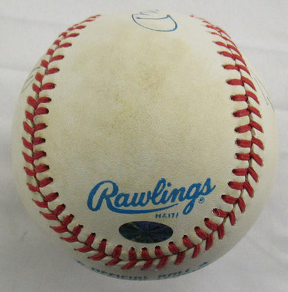Mickey Mantle Willie Mays Duke Snider Signed Auto Rawlings Baseball JSA LOA ZZ85308