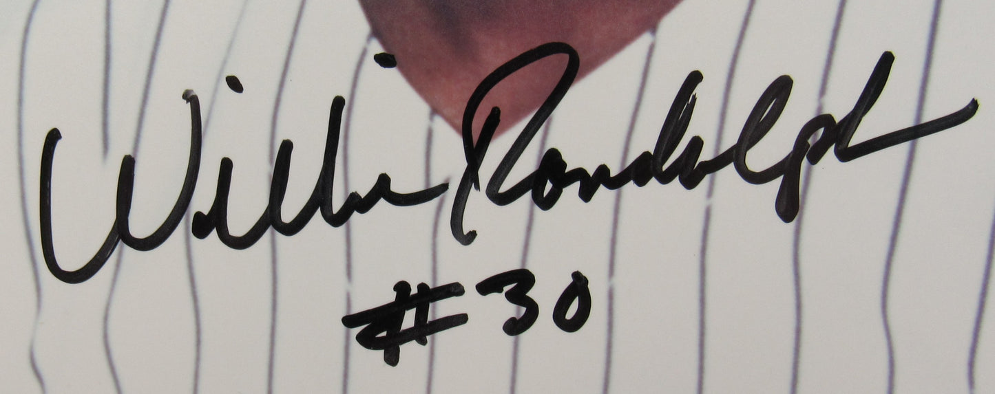 Willie Randolph Signed 8x10 Photo