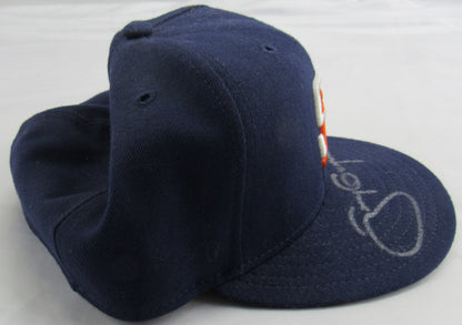 Tony Gwynn Signed Auto Baseball Hat Fleer Hologram