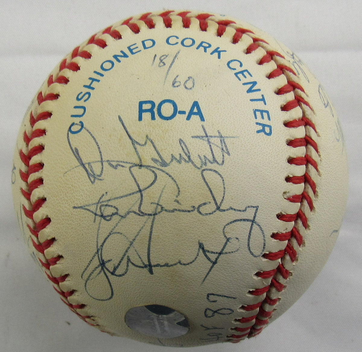 1978 World Series Yankees Signed Auto Rawlings Baseball Reggie Jackson Goose Gossage Catfish Hunter +17 JSA LOA YY51964