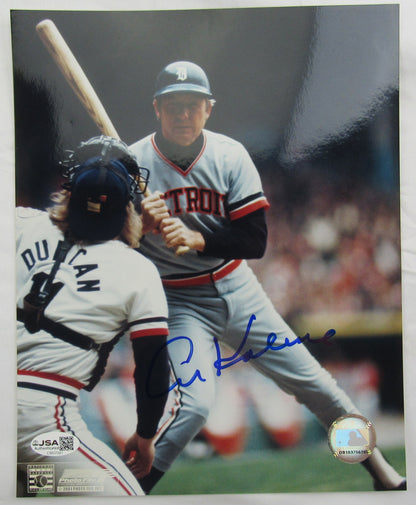 Al Kaline Signed Auto 8x10 Photo JSA CM07381