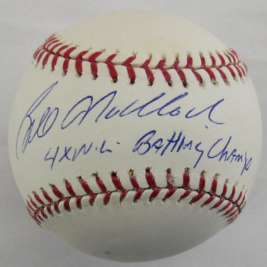 Bill Madlock Signed Auto Baseball Steiner Holo