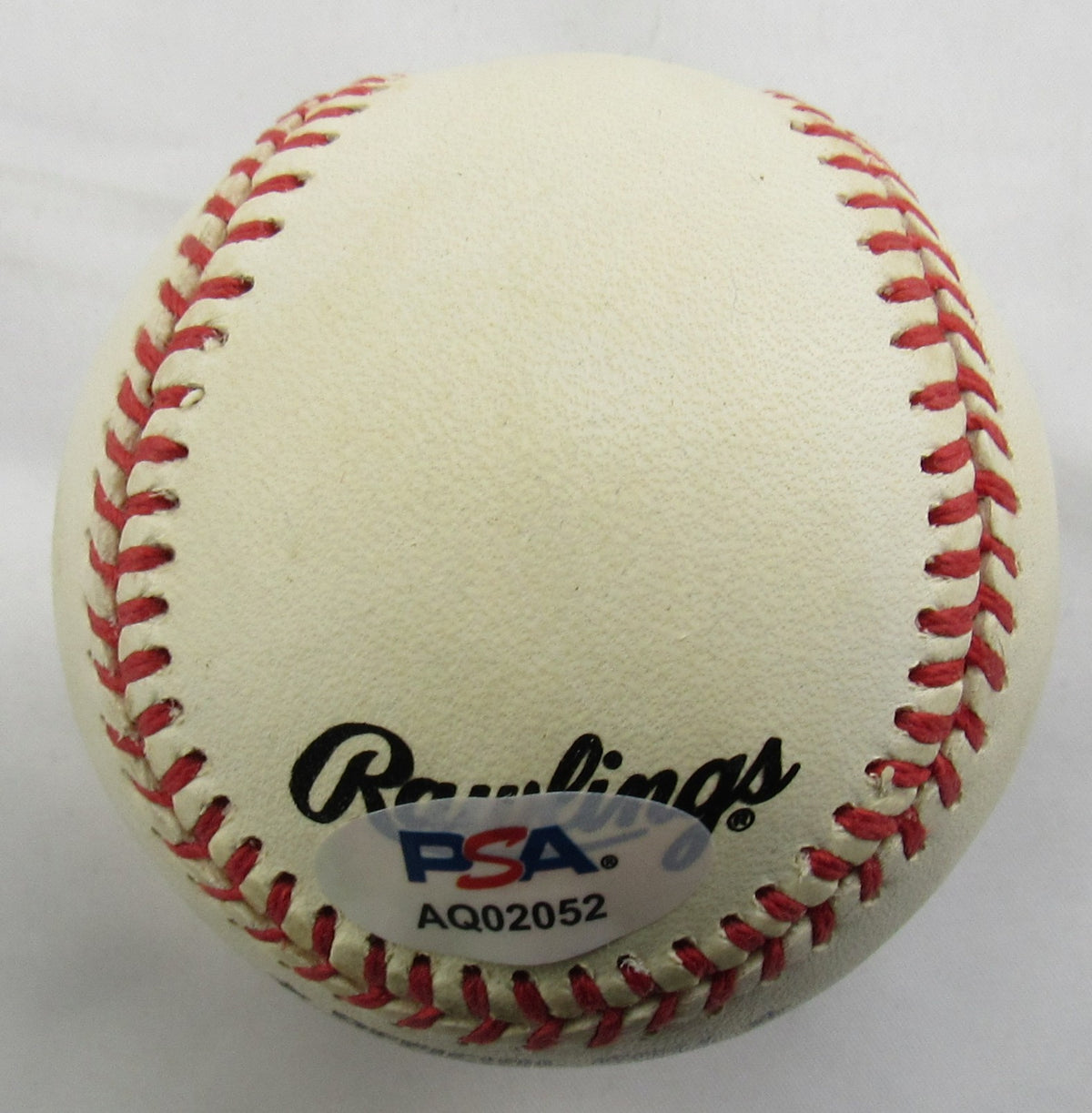 Hank Aaron Signed Auto Rawlings Baseball PSA AQ02052