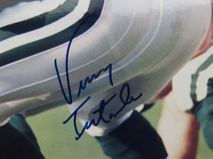 Vinny Testaverde Signed Auto 8x10 Photo JSA CM07349