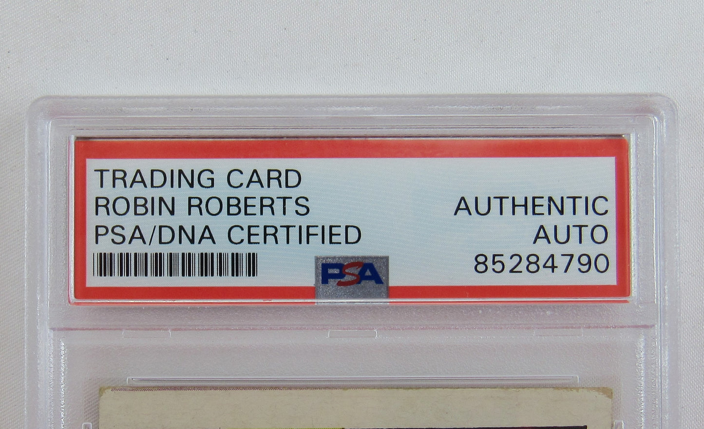 1966 Topps Robin Roberts Signed Auto Autograph Card PSA/DNA Encapsulated