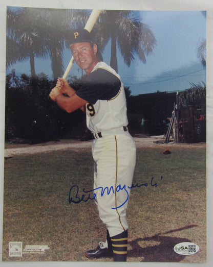 Bill Mazeroski Signed Auto 8x10 Photo JSA CM07346