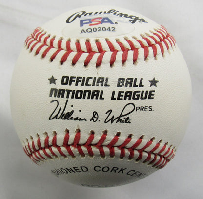 Willie Mays Signed Auto Rawlings Baseball PSA AQ02042