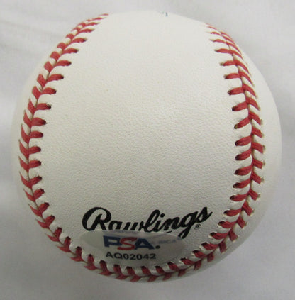 Willie Mays Signed Auto Rawlings Baseball PSA AQ02042