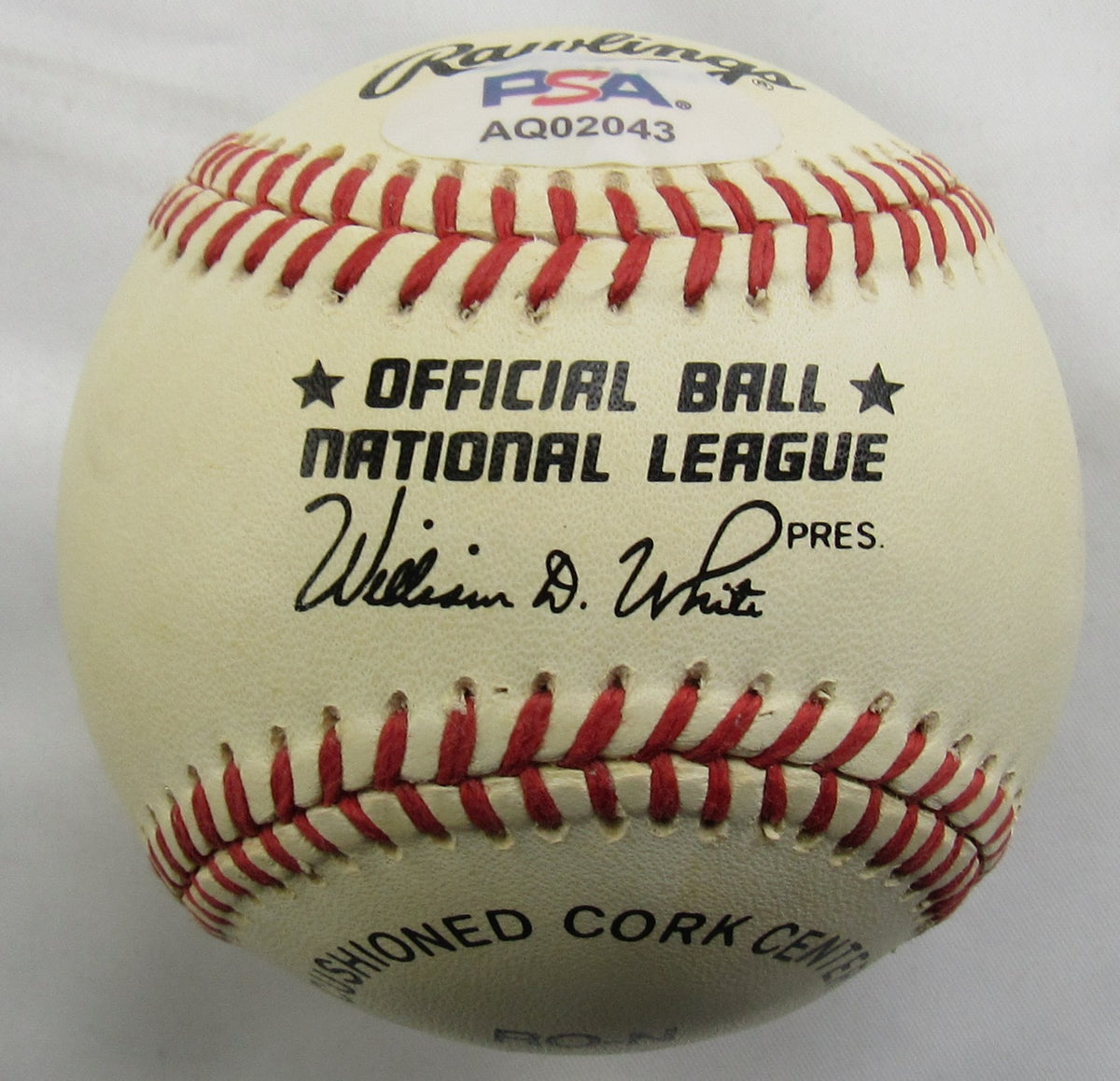 Willie Mays Signed Auto Rawlings Baseball PSA AQ02043