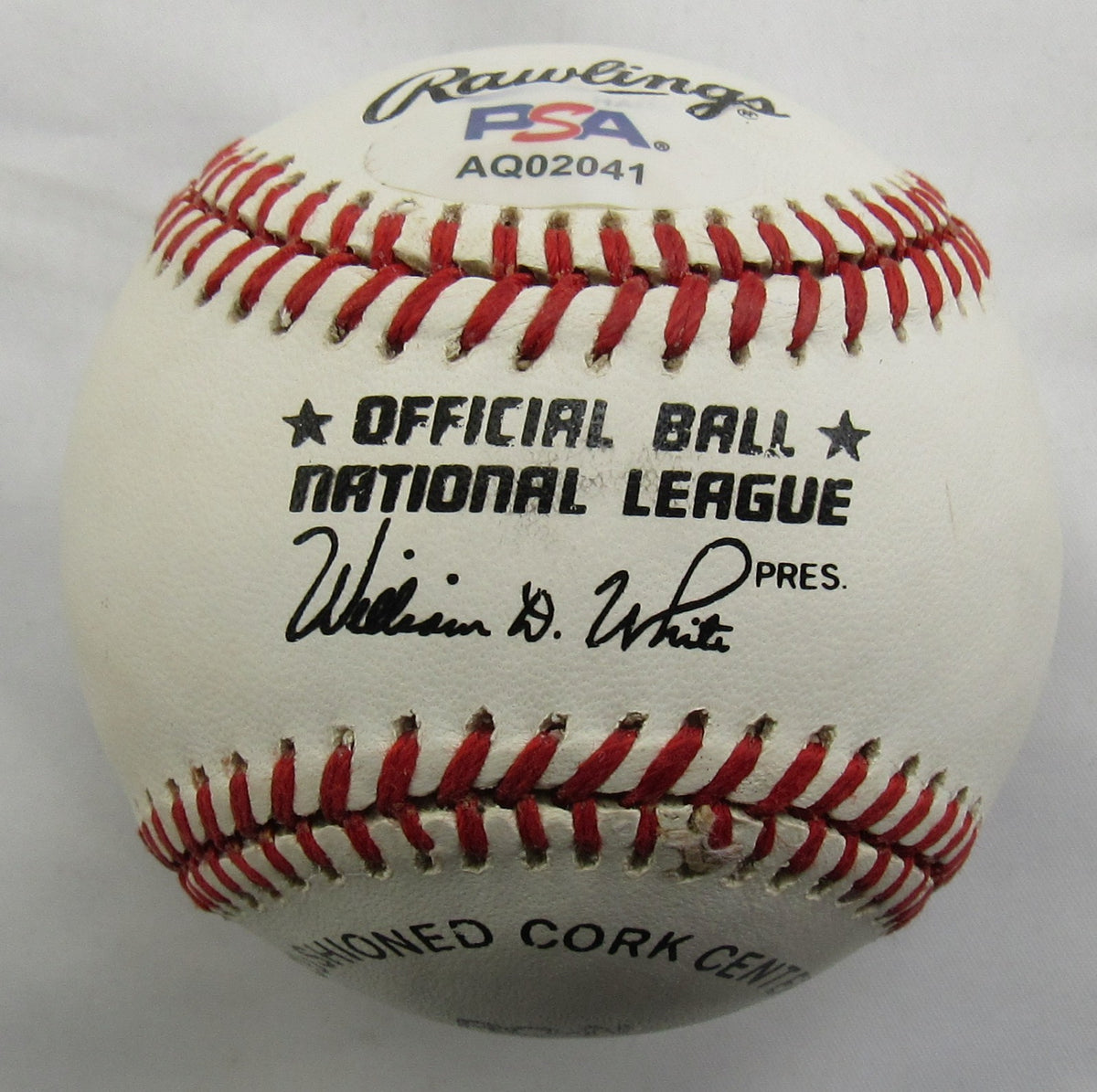 Willie Mays Signed Auto Rawlings Baseball PSA AQ02041