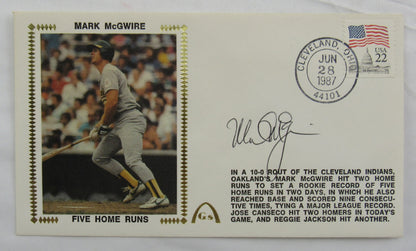 Mark McGwire Signed Auto Envelope JSA CM07356