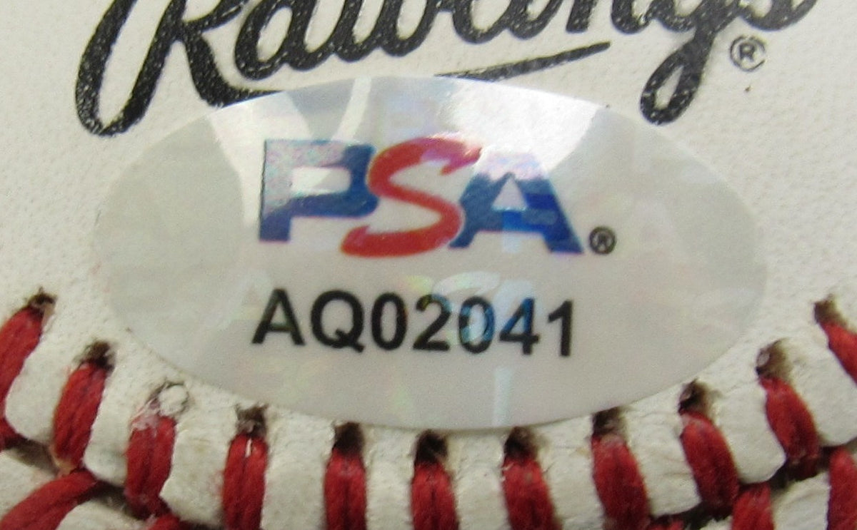 Willie Mays Signed Auto Rawlings Baseball PSA AQ02041