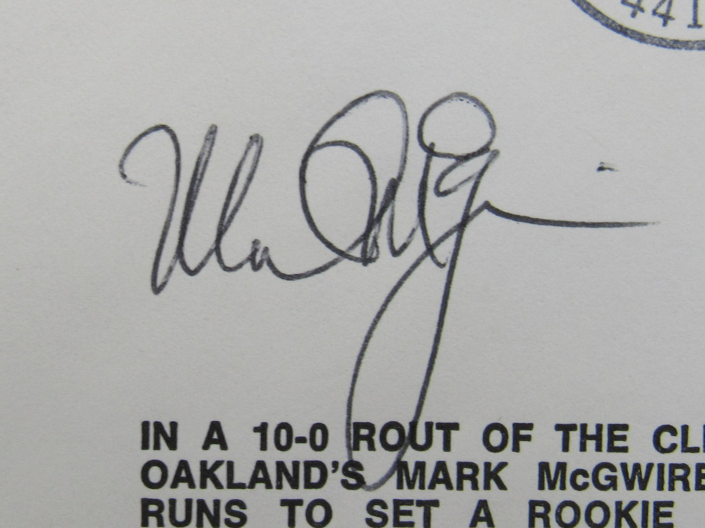 Mark McGwire Signed Auto Envelope JSA CM07356
