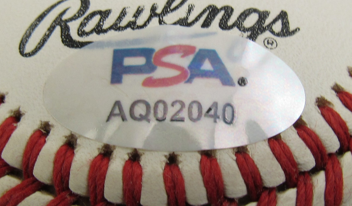 Willie Mays Signed Auto Rawlings Baseball PSA AQ02040