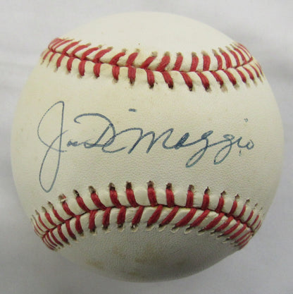Joe DiMaggio Signed Auto Rawlings Baseball PSA LOA AR05668