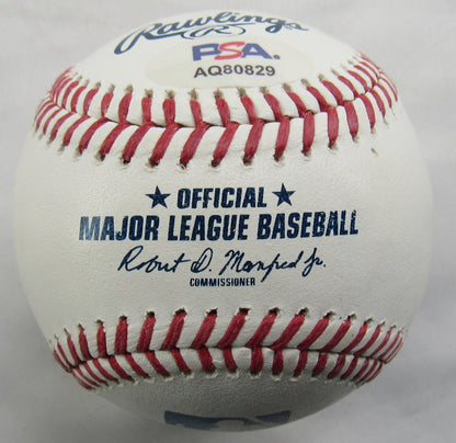 Aaron Judge Signed Auto Rawlings Baseball PSA AQ80829