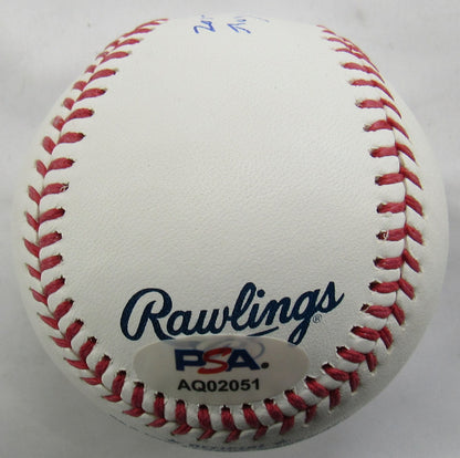 Cody Bellinger Signed Auto Rawlings Baseball w/ Insc PSA AQ02051