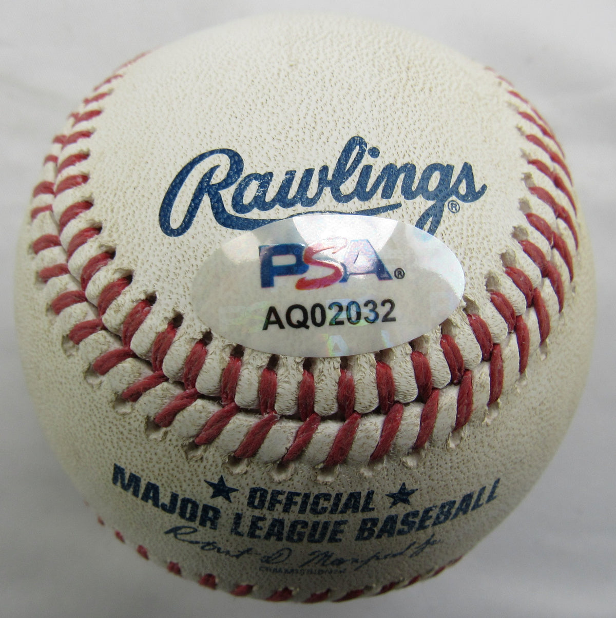 Ben Rice Signed Auto Rawlings Baseball PSA AQ02032
