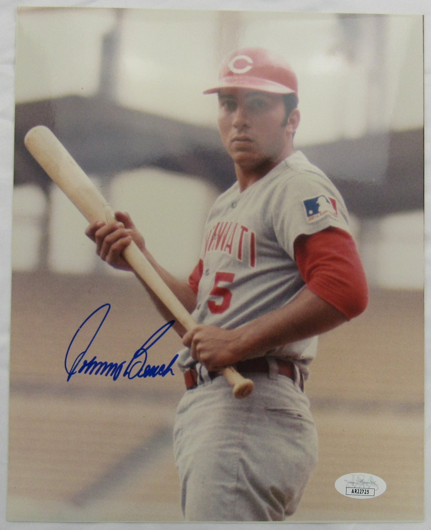 Johnny Bench Signed Auto Autograph 8x10 Photo JSA AR22725