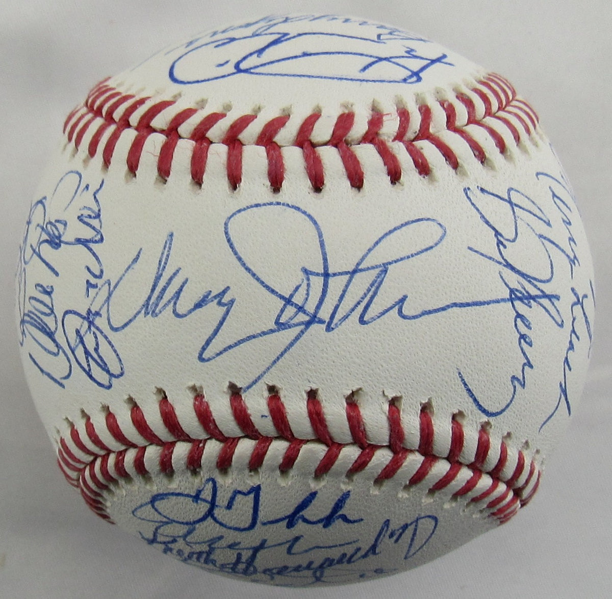 1986 World Series Champion New York Mets Signed Auto Rawlings 1986 World Series Baseball JSA ZZ10212
