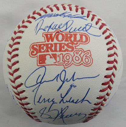 1986 World Series Champion New York Mets Signed Auto Rawlings 1986 World Series Baseball JSA ZZ10212