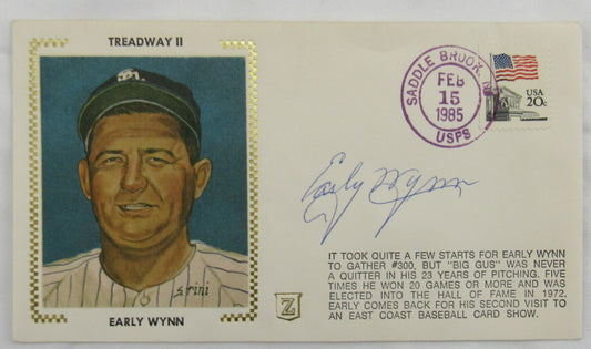Early Wynn Signed Envelope Zaso Cachet