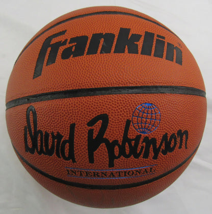 David Robinson Signed Auto Franklin Basketball JSA CM07459