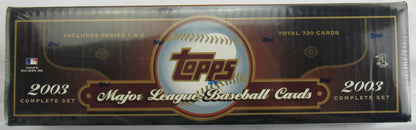 2003 Topps Complete Baseball Set 720 Total Cards Includes Series 1 & 2