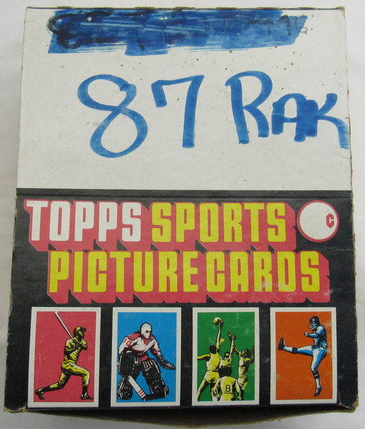 1987 Topps Baseball Rack Pack Box 24ct