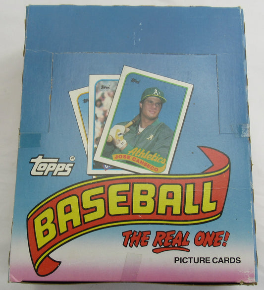1989 Topps Baseball Wax Box Rack Box 24ct