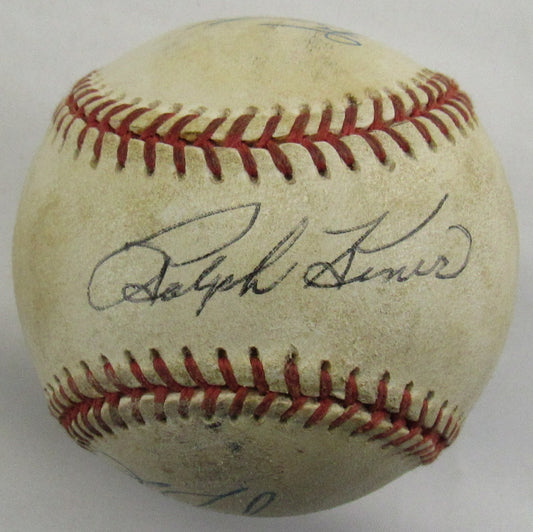 Ralph Kiner +2 Signed Auto Rawlings Baseball B164