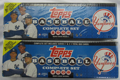 2008 Topps Complete Baseball Set 660 Total Cards Includes Series 1 & 2