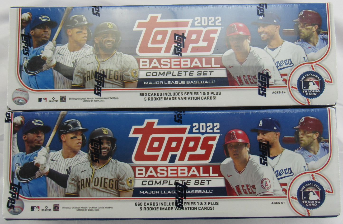 2022 Topps Complete Baseball Set 660 Total Cards Per Box Includes Series 1 & 2