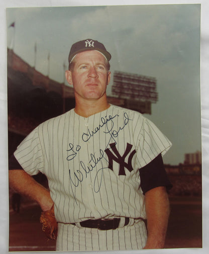 Whitey Ford Signed 8x10 Photo