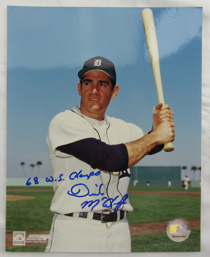 Dick McAuliffe Signed 8x10 Photo