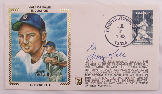 George Kell Signed Envelope Zaso Cachet