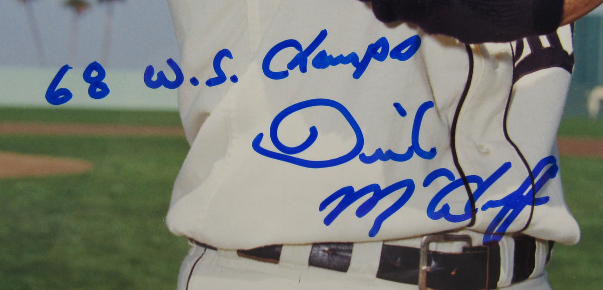 Dick McAuliffe Signed 8x10 Photo