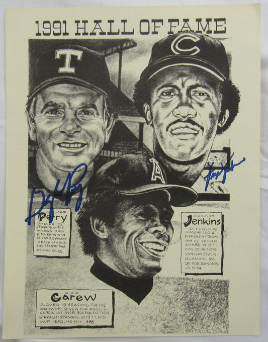 Fergie Jenkins and Gaylord Perry Signed 8.5x11 Photo