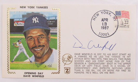 Dave Winfield Signed Envelope III Zaso Cachet