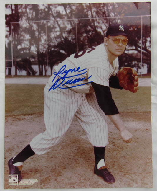 Ryne Duren Signed 8x10 Photo