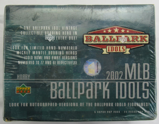 2002 UPPER DECK BALLPARK IDOLS MLB SEALED HOBBY BOX - BOBBING HEAD