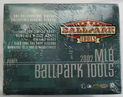2002 UPPER DECK BALLPARK IDOLS MLB SEALED HOBBY BOX - BOBBING HEAD