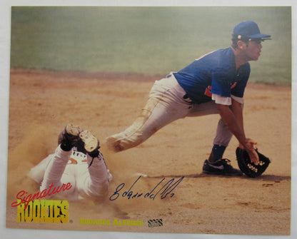 Edgardo Alfonzo Signed Auto 8x10 Photo - Signature Rookies