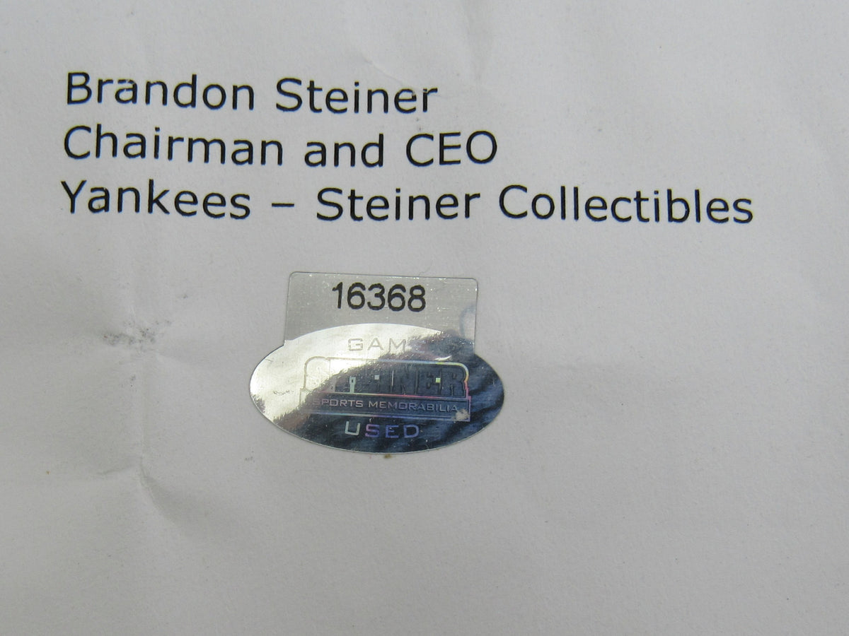 Joe Torre Signed Game Used Auto Rawlings Baseball w/ Insc Steiner LOA