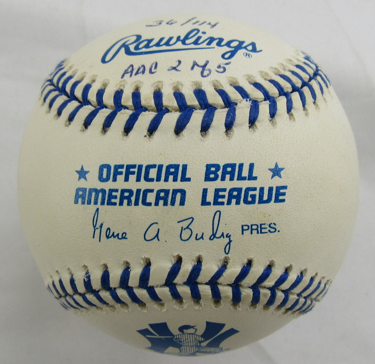 Shane Spencer Signed Rawlings Baseball B170 w/Inscription