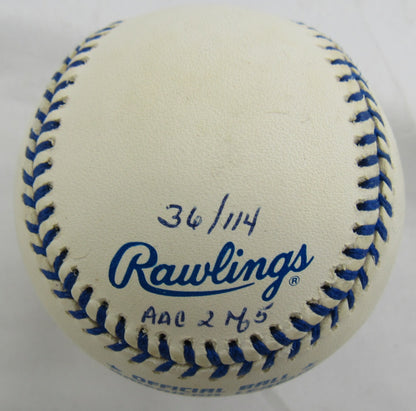 Shane Spencer Signed Rawlings Baseball B170 w/Inscription