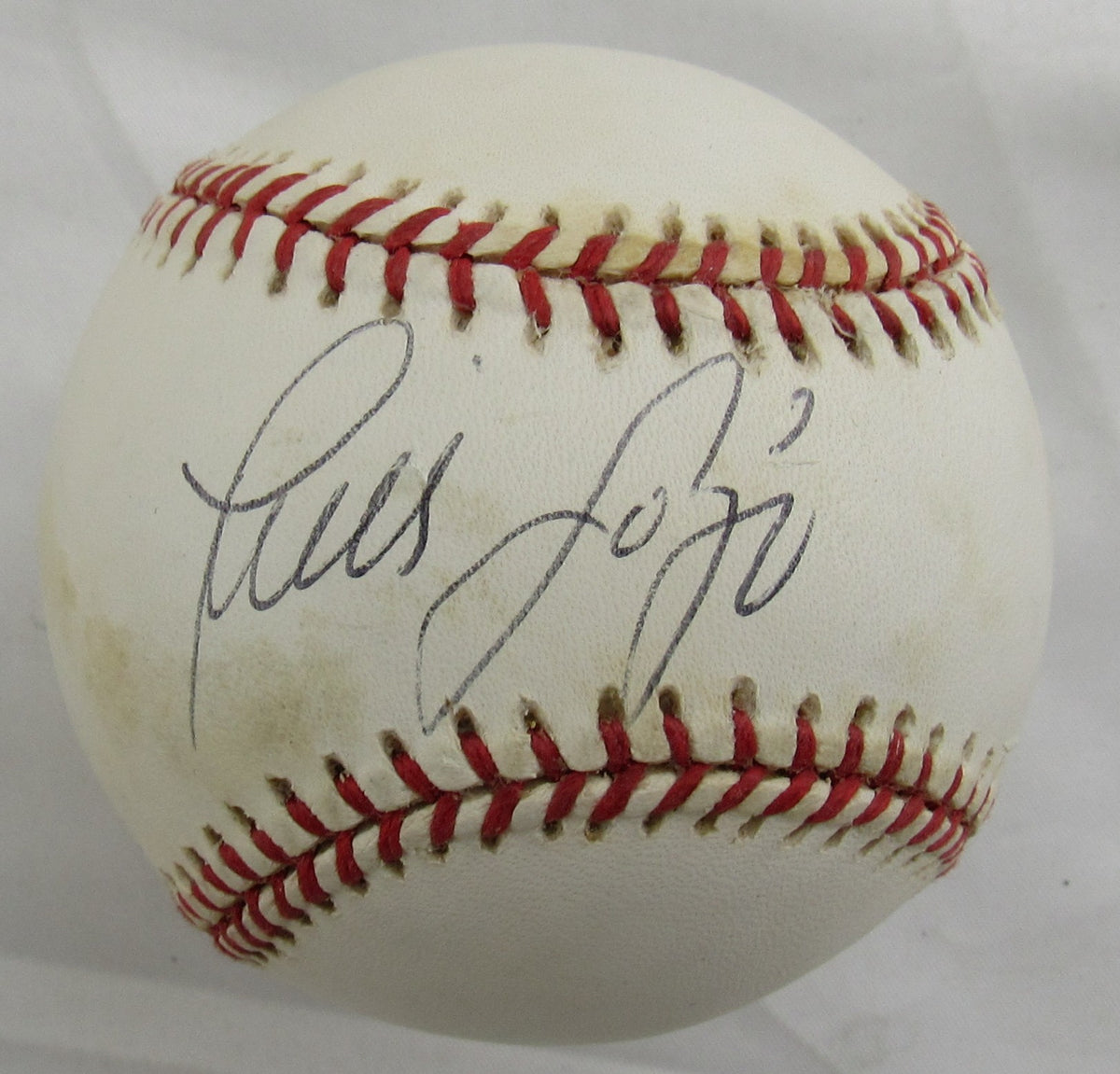 Luis Sojo Signed Rawlings Baseball B170